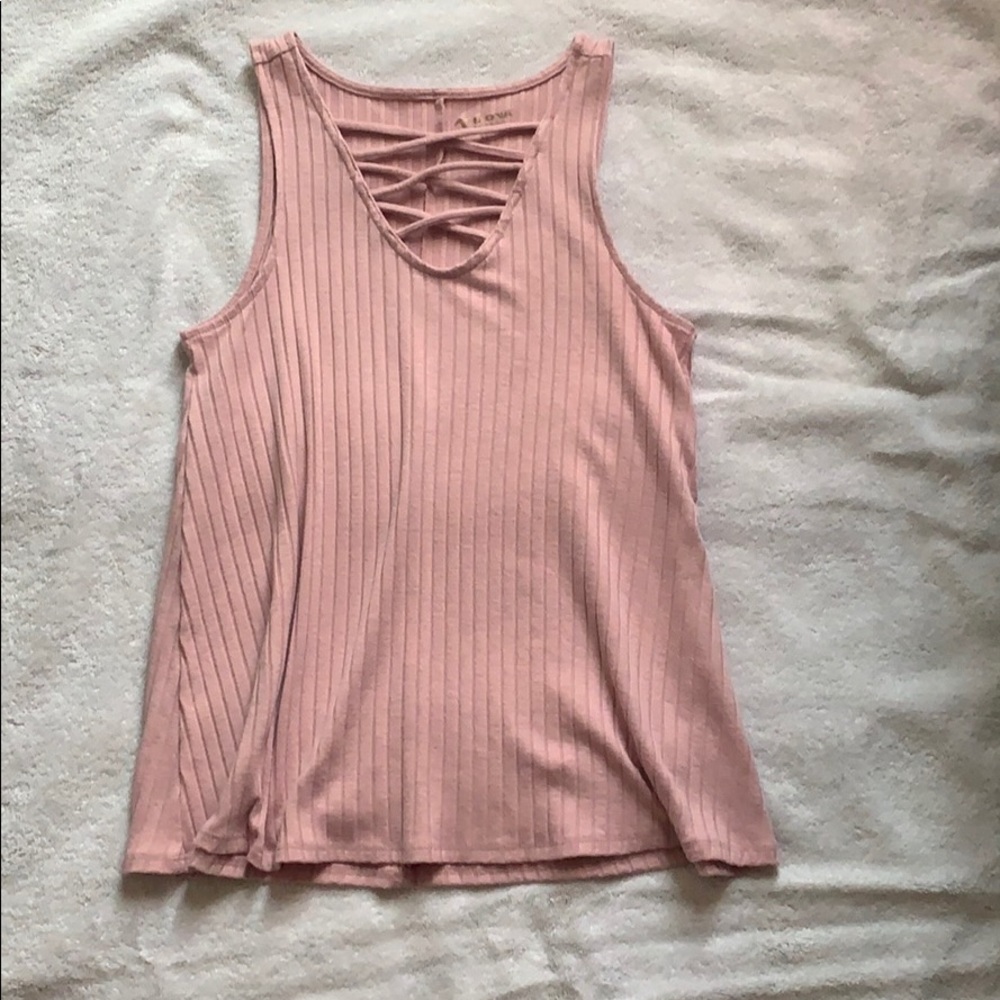 Pink tank top